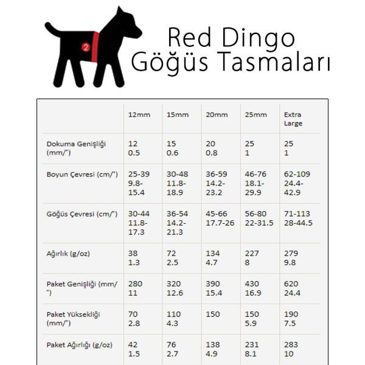 Red Dingo Reflektörlü Ziggy Desenli Köpek Göğüs Tasması Mor 25 Mm Xlarge