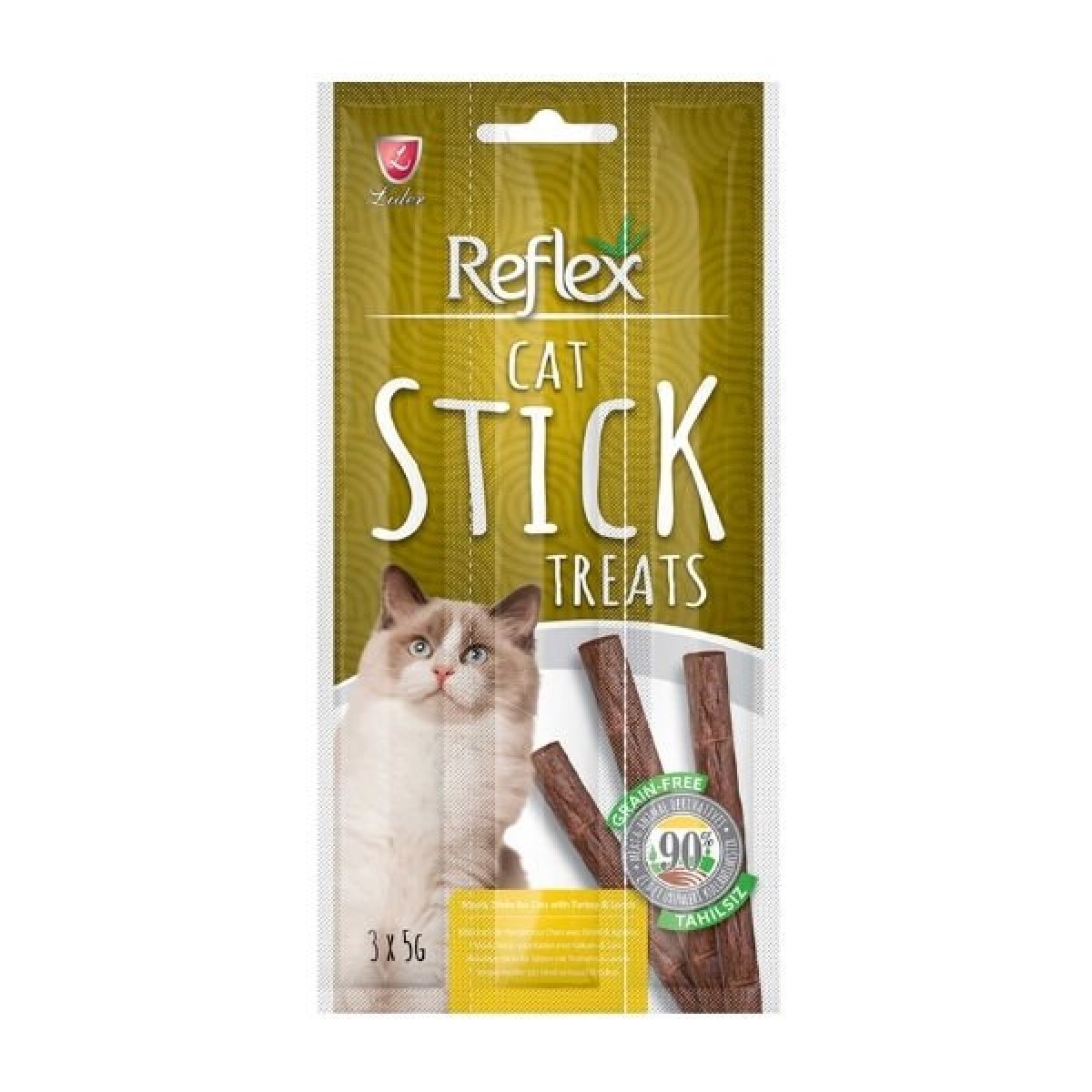 Reflex Hindi ve Kuzulu Stick Kedi Ödül Maması 1 Adet 3x5 Gr