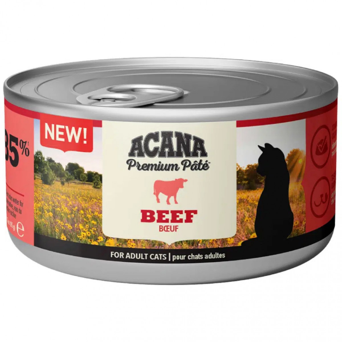 Acana Premium Pate Sığır Etli Kedi Konservesi 85 Gr