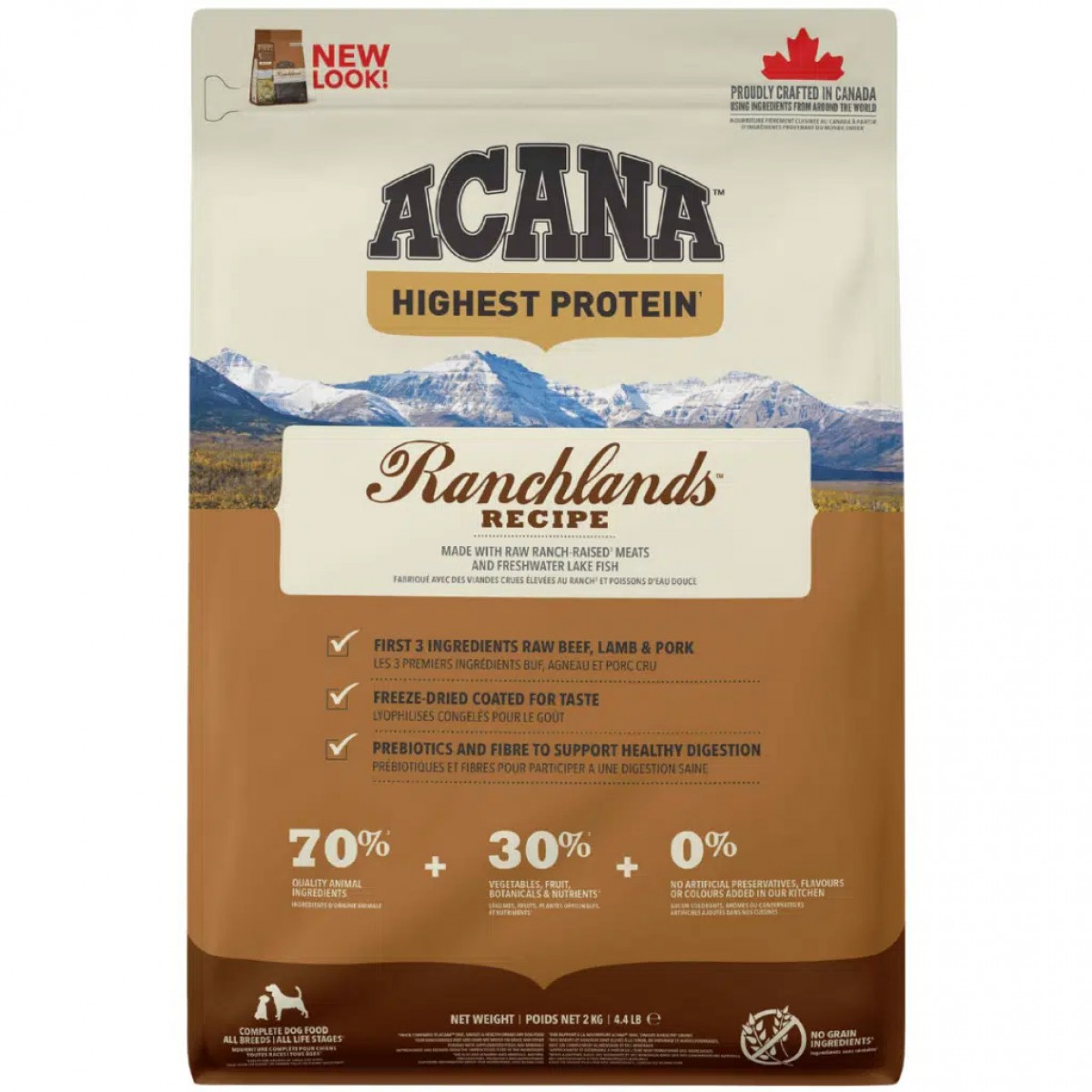 Acana Regionals Ranchlands Tüm Irk ve Yaşam Evreleri İçin Köpek Maması 2 Kg