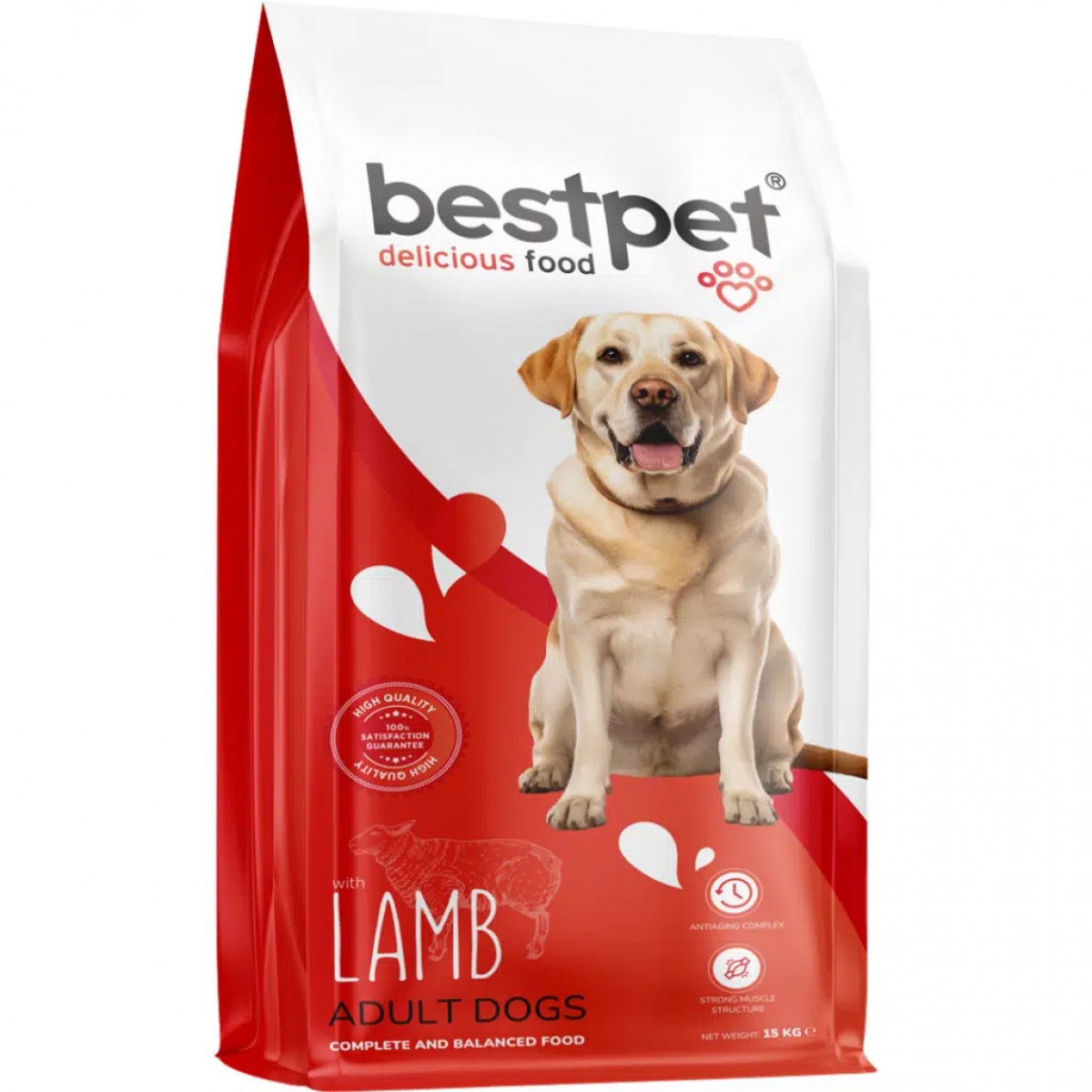 Bestpet Kuzu Etli Yetişkin Köpek Maması 15 Kg