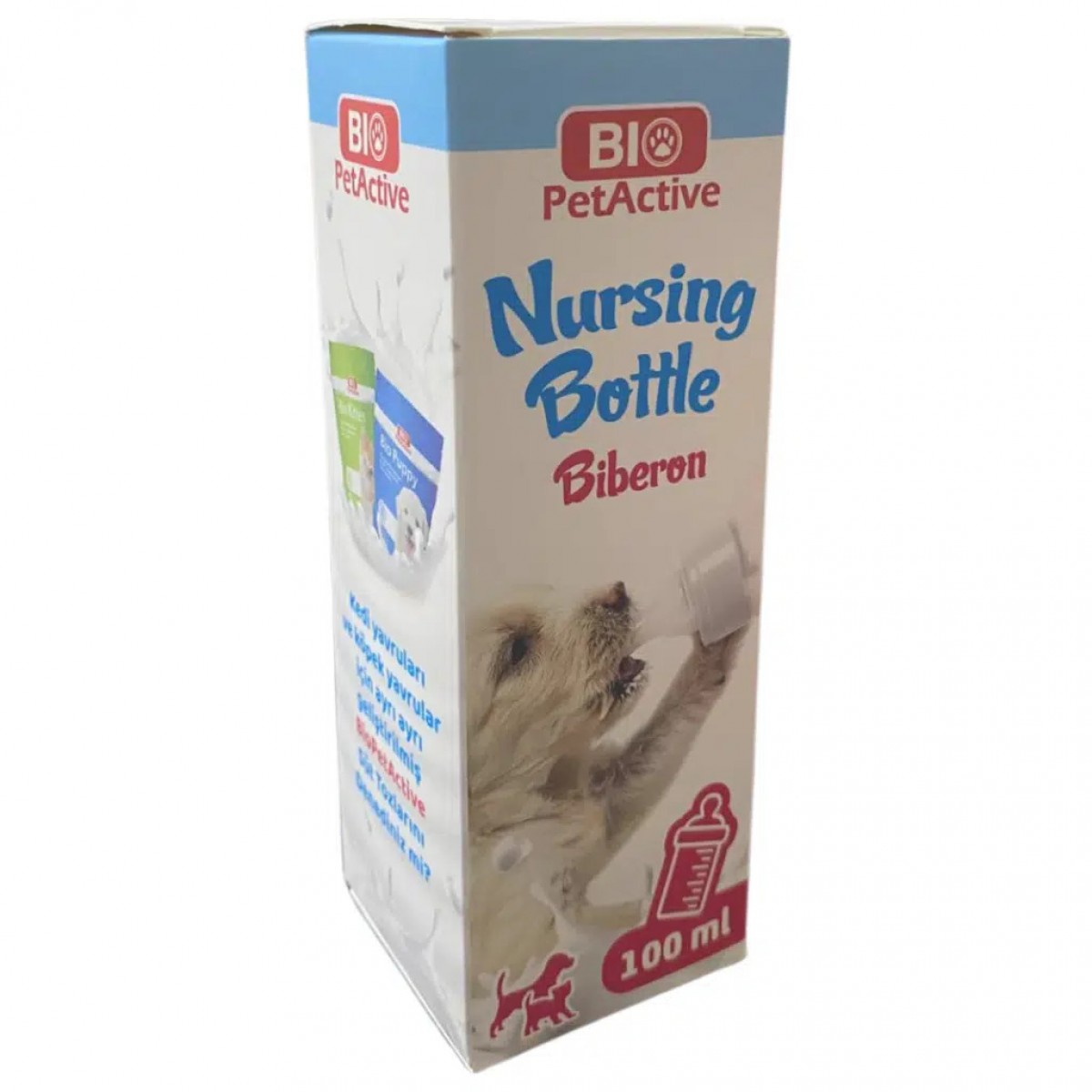 Bio PetActive Nursing Bottle Yavru Kedi ve Köpek Biberonu 100 ML