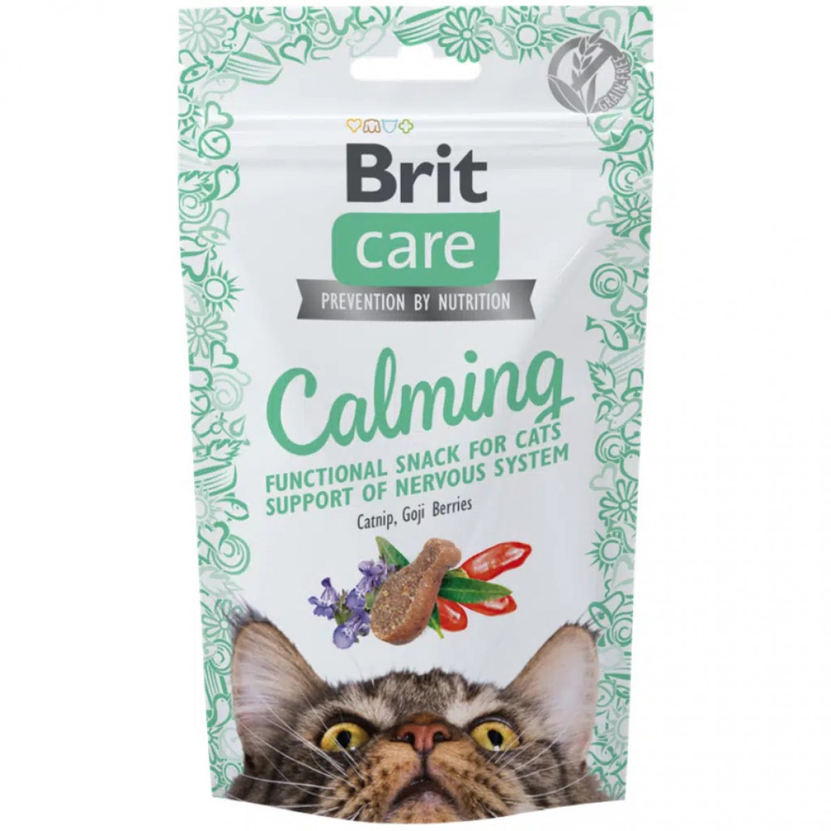 Brit Care Functional Snack Calming Sakinleştirici Etkili Tahılsız Kedi Ödülü 50 Gr