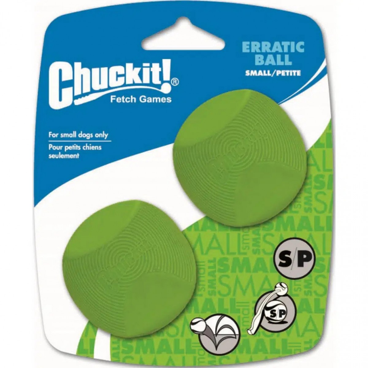 Chuckit! Erratic Ball 2 Li Köpek Oyun Topu Küçük Boy