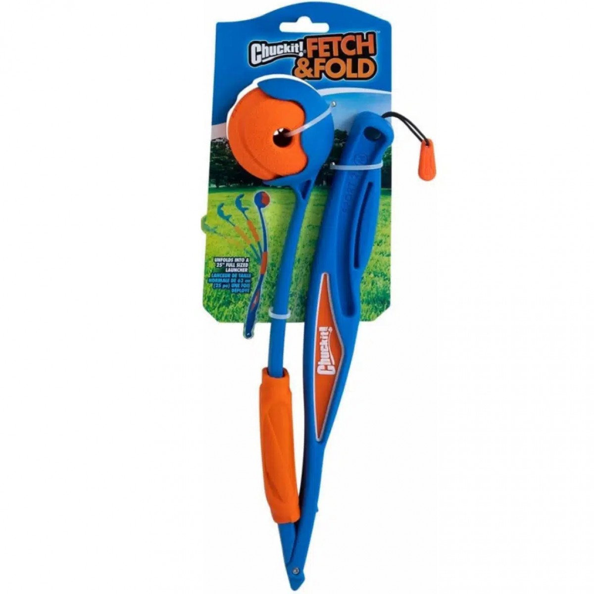 Chuckit! Fetch & Fold Katlanabilir Top Fırlatıcı Fetch Ball Hediyeli