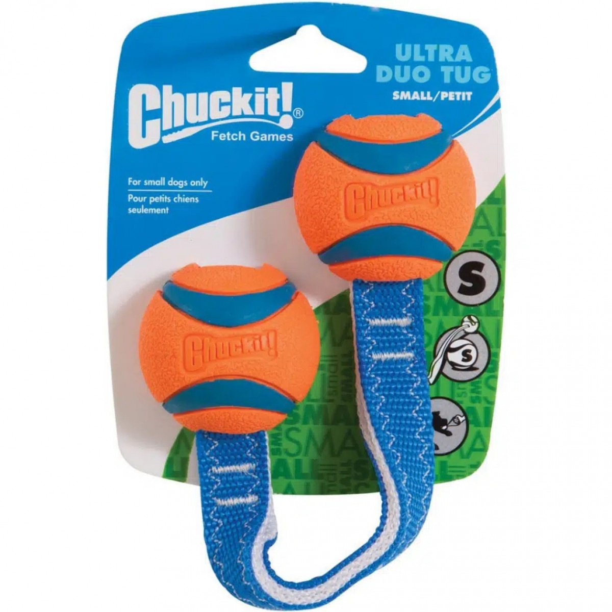 Chuckit! Ultra Duo Tug 2 Li Köpek Çekiştirme Topu Küçük Boy