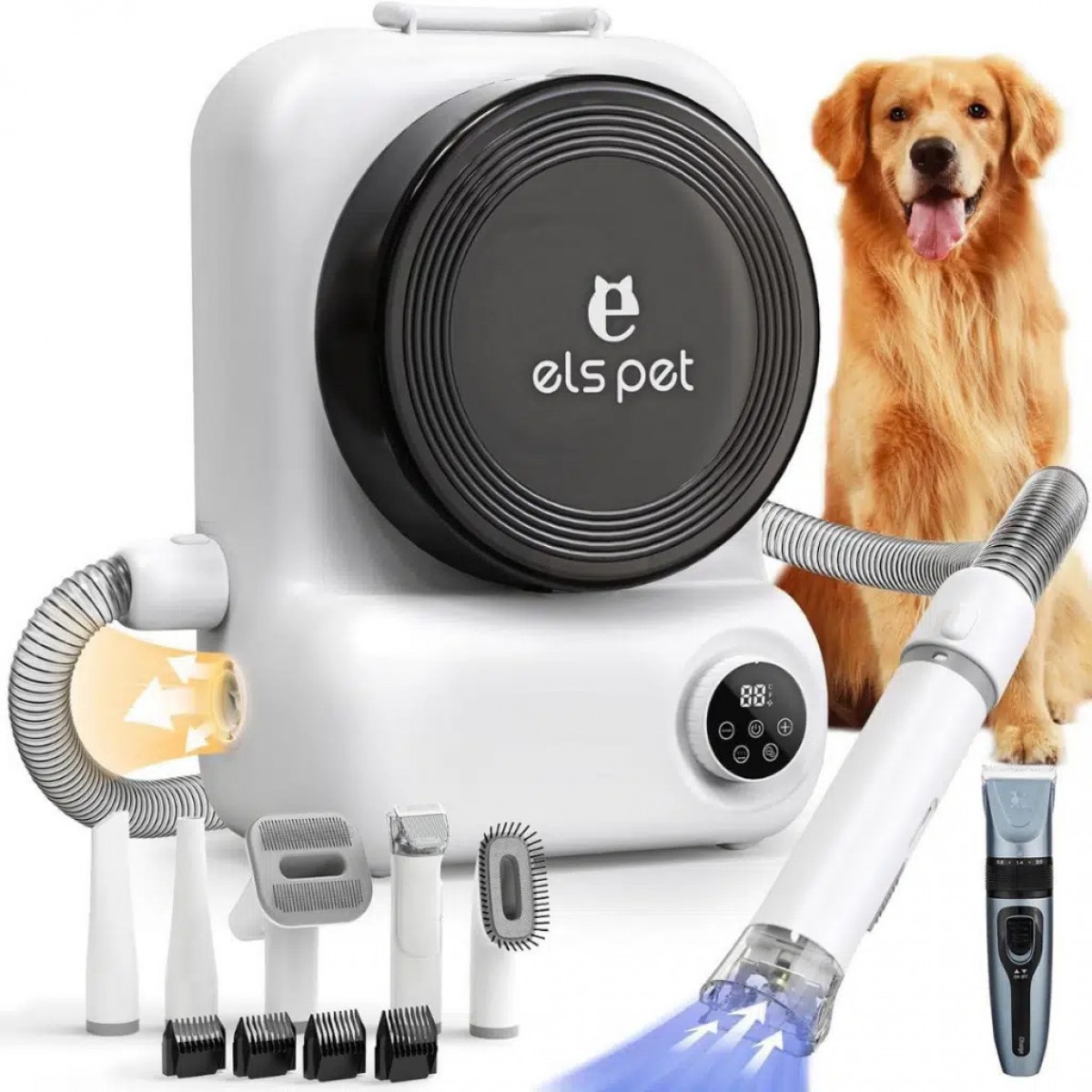 ELS Pet Groomdora Kedi ve Köpek Tüy Bakım ve Temizleme Seti