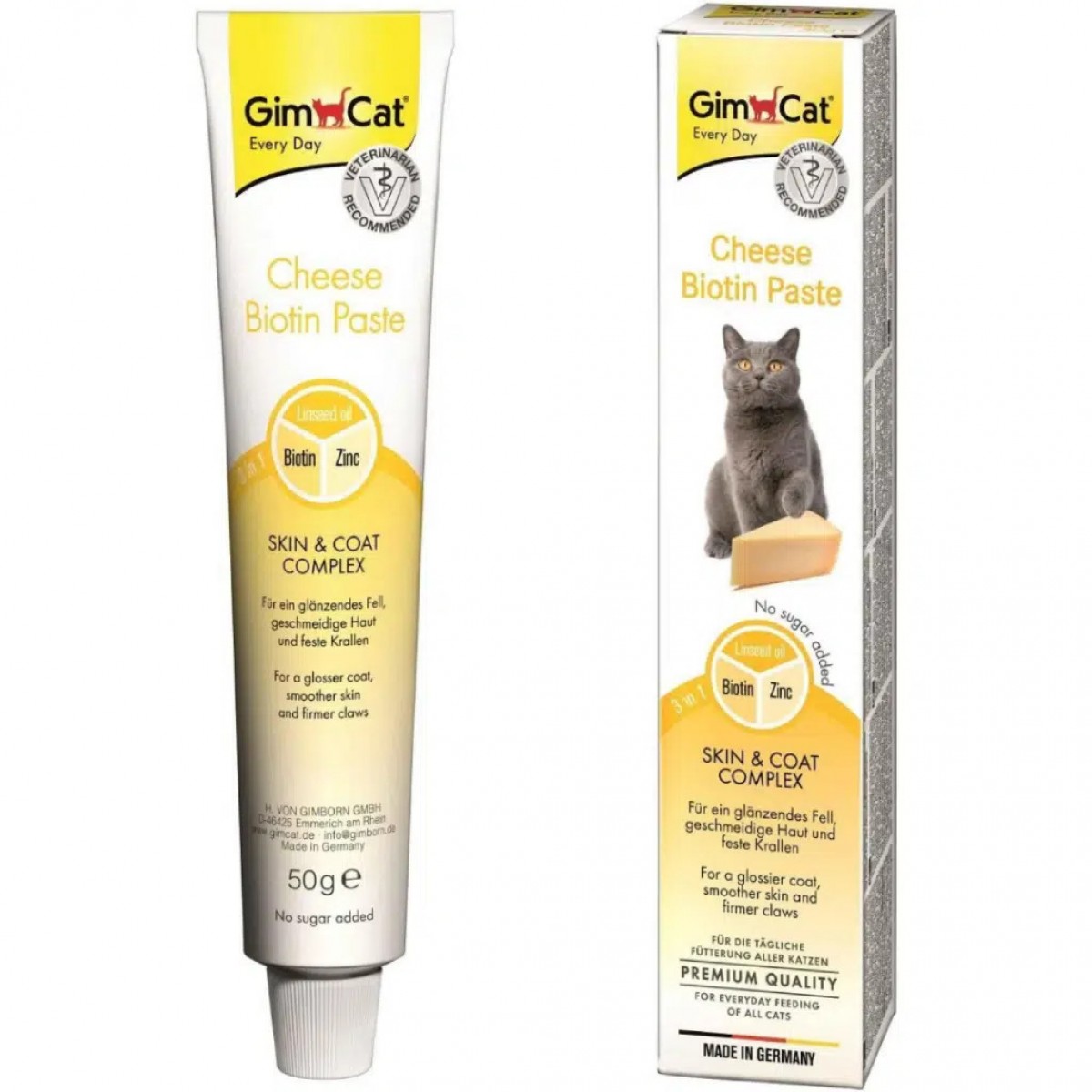 GimCat Cheese Biotin Paste Kedi Macunu 50 Gr