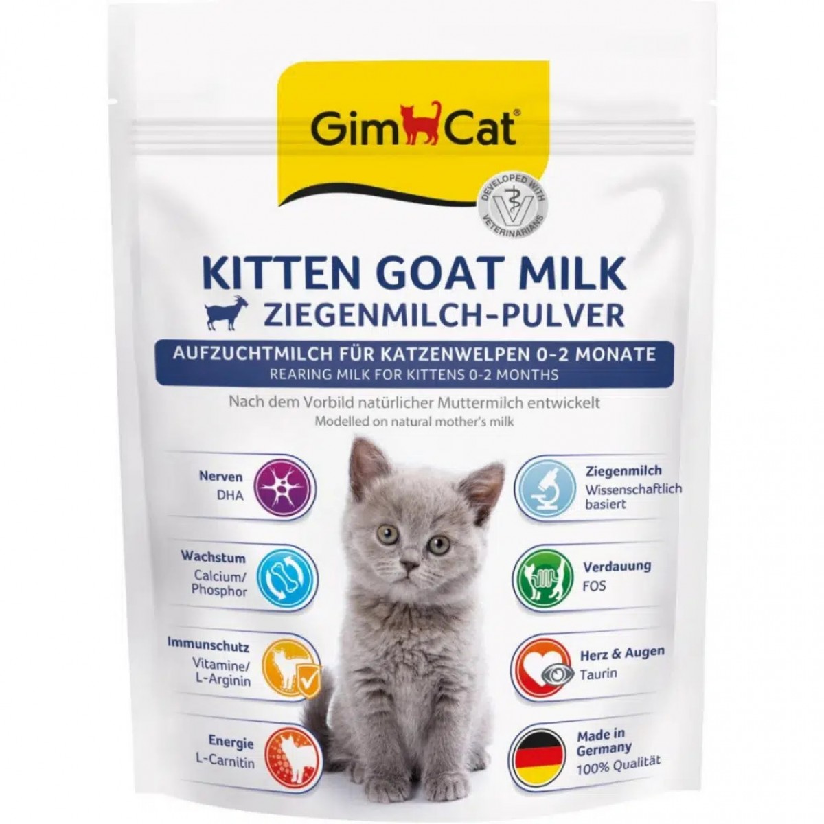 GimCat Kitten Goat Milk Keçi Süt Tozu 200 Gr