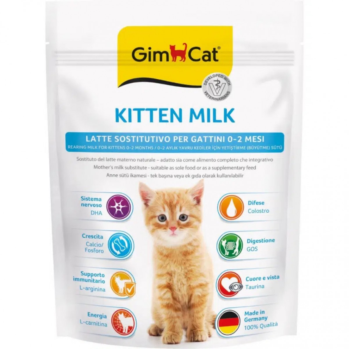 GimCat Kitten Yavru Kedi Süt Tozu 200 Gr