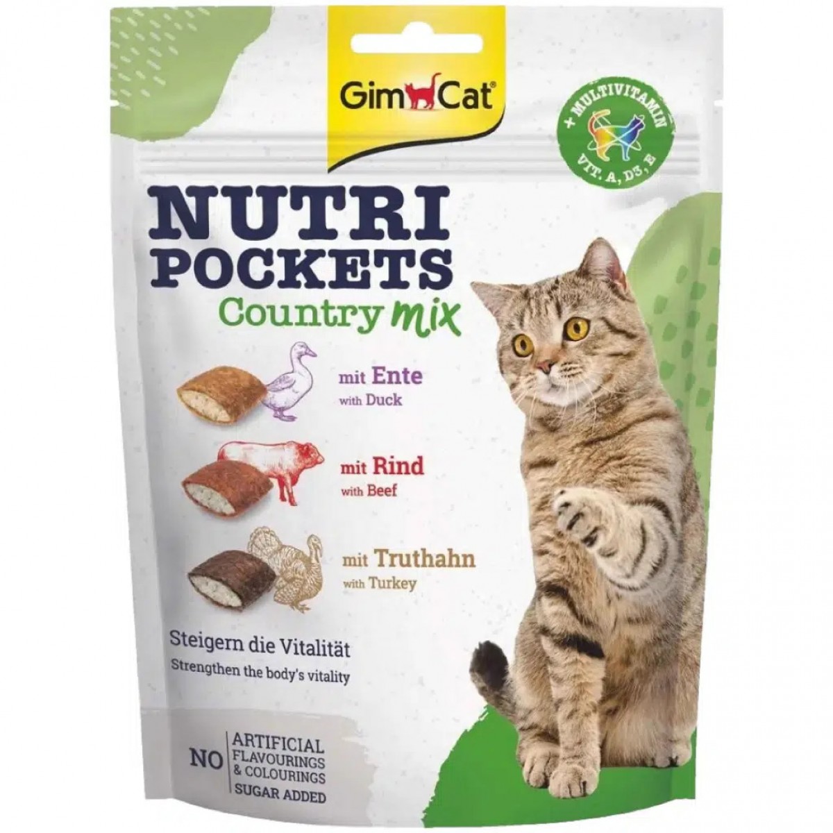 GimCat Nutri Pockets Country Mix Kedi Ödülü 150 Gr