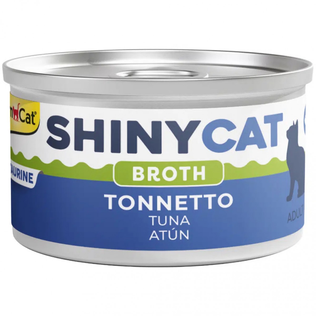 GimCat Shinycat Broth Sos İçinde Ton Balıklı Yetişkin Kedi Konservesi 70 Gr