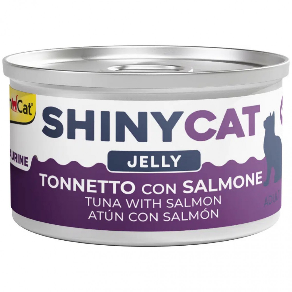 GimCat Shinycat Jelly Jöle İçinde Ton Balıklı ve Somonlu Yetişkin Kedi Konservesi 70 Gr