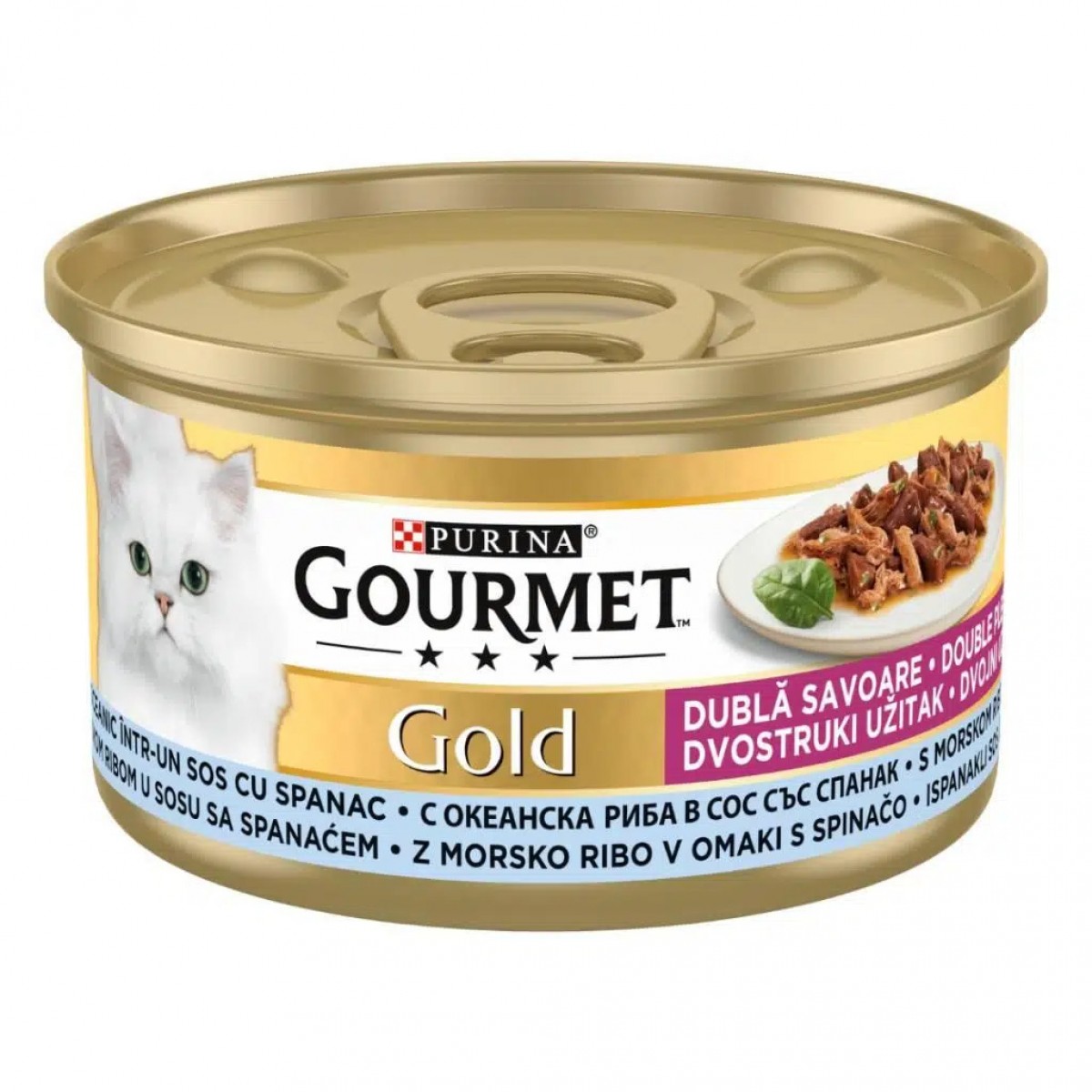 Gourmet Gold Okyanus Balıklı ve Sebzeli Kedi Konservesi 85 Gr