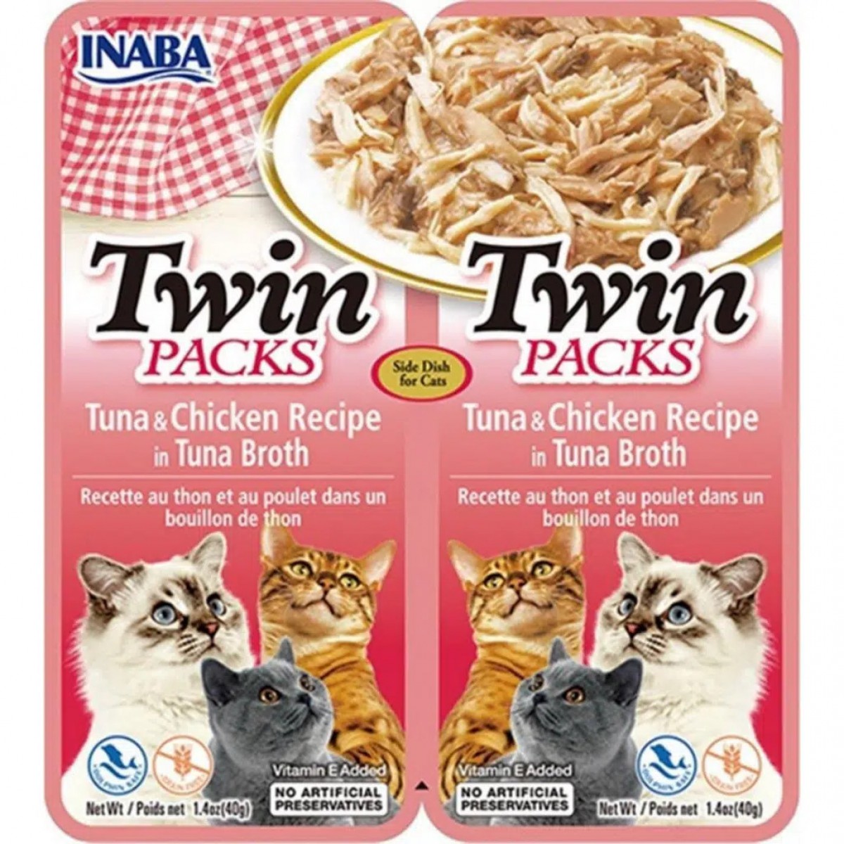 inaba Ciao Churu Twin Packs Ton Balıklı ve Tavuklu Kedi Çorbası 2x40 Gr
