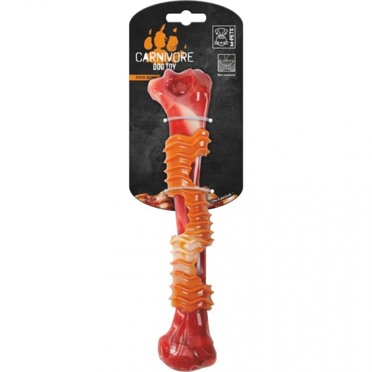 M-PETS Carnivore Dog Toy Boomerang Bone Pastırma Aromalı Köpek Oyuncağı Large