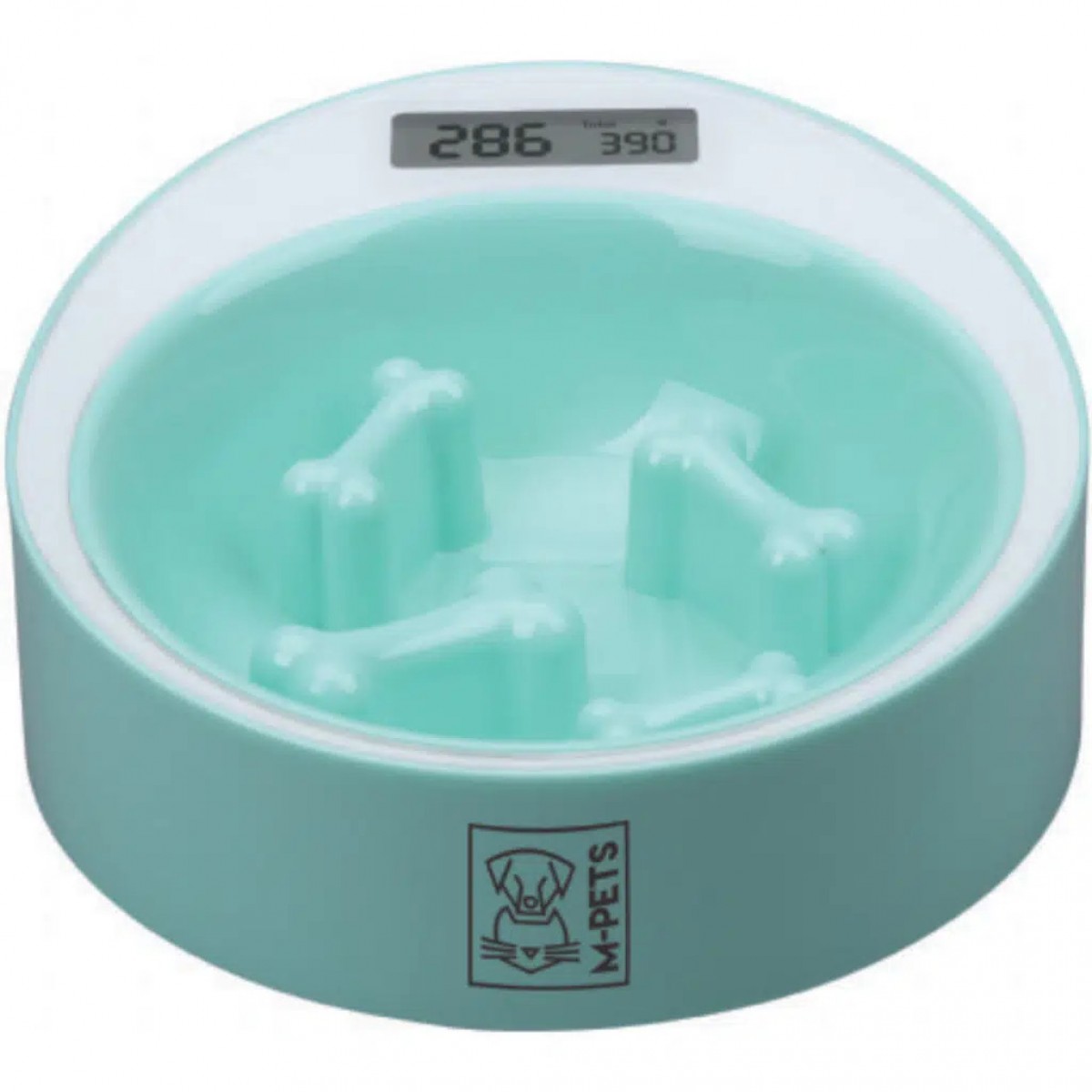 M-PETS Yumi Smart Digital Tartılı Yavaş Yeme Mama Kabı