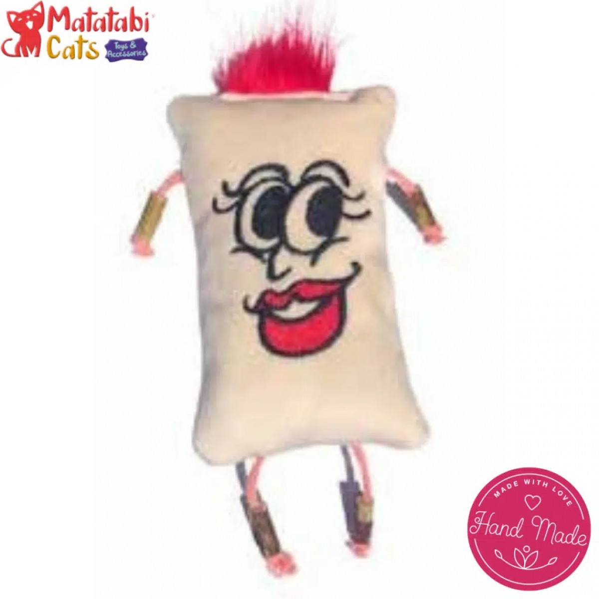 Matatabi Cats Mrs. Matatabi Kedi Oyuncağı 12x15 Cm