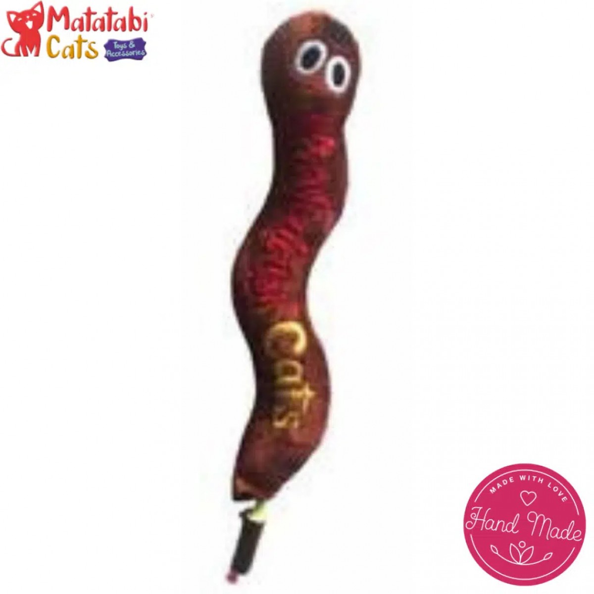 Matatabi Cats Worm Small Kedi Oyuncağı 3x17 Cm