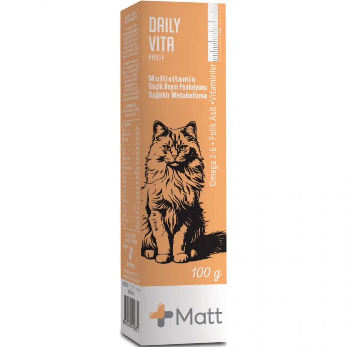Matt Daily Vita Kediler ve Köpekler İçin Multivitamin Paste 100 Gr