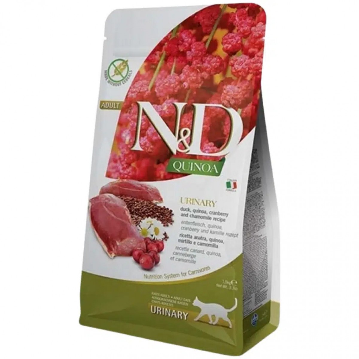 N&D Quinoa Urinary Ördekli Kedi Maması 1.5 Kg