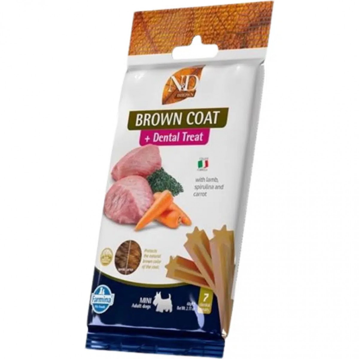 N&D Treat Dental Brown Coat Mini Köpek Ödülü 60 Gr