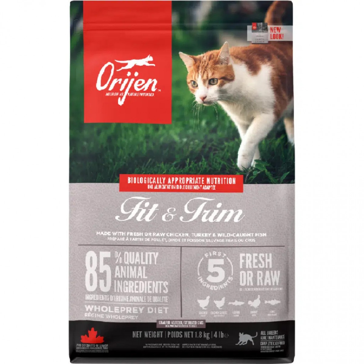 Orijen Fit & Trim Kedi Maması 1.8 Kg