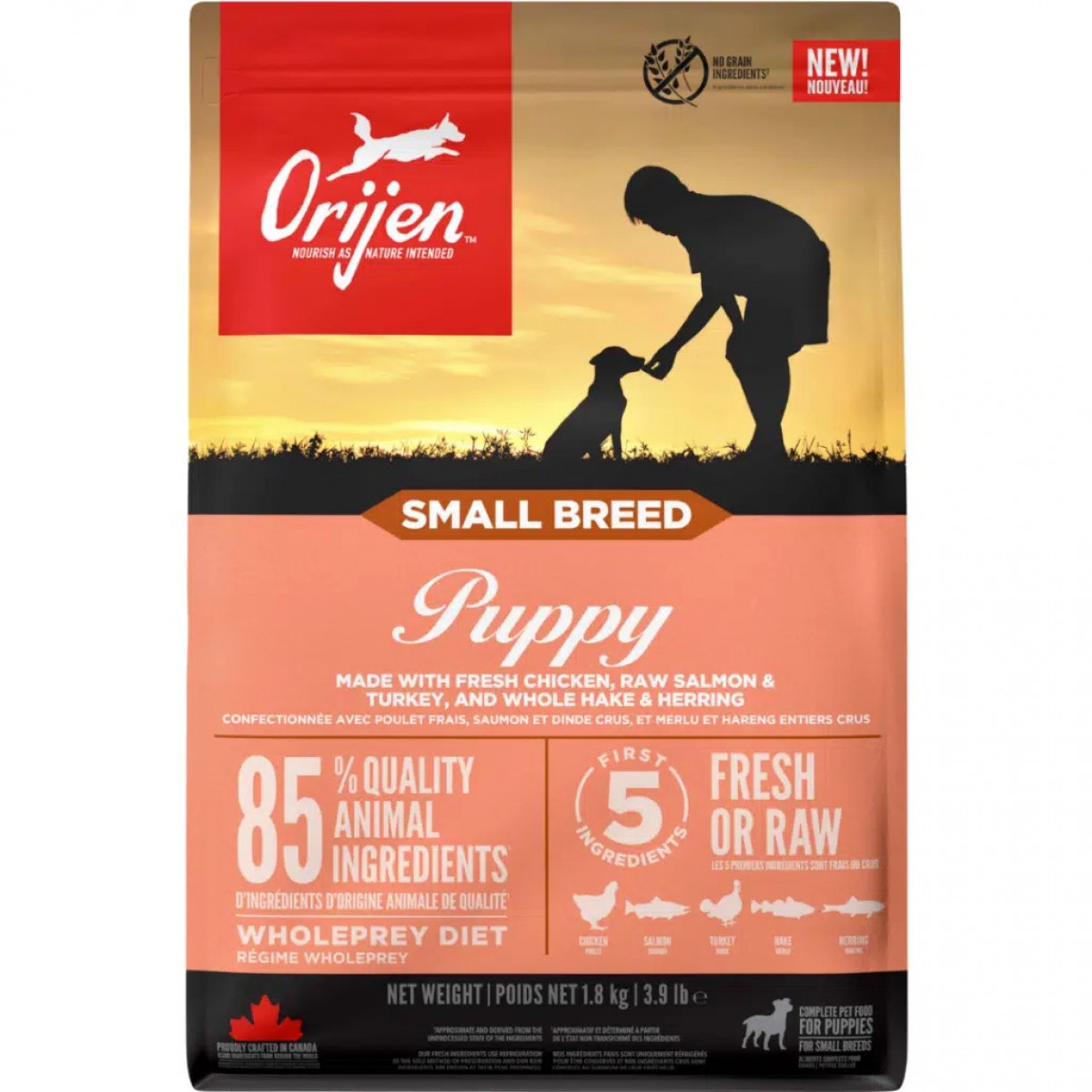 Orijen Puppy Small Breed Küçük Irk Yavru Köpek Maması 1.8 Kg