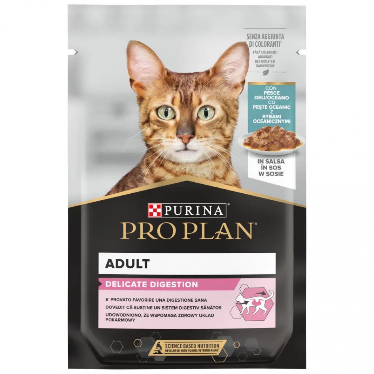 Pro Plan Delicate Sos İçinde Okyanus Balıklı Pouch Kedi Yaş Maması 85 Gr