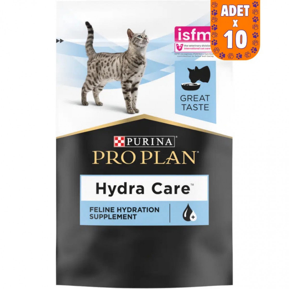 Pro Plan Hydra Care Kediler İçin Su Alımını Destekleyici Tamamlayıcı Yaş Mama 10x85 Gr