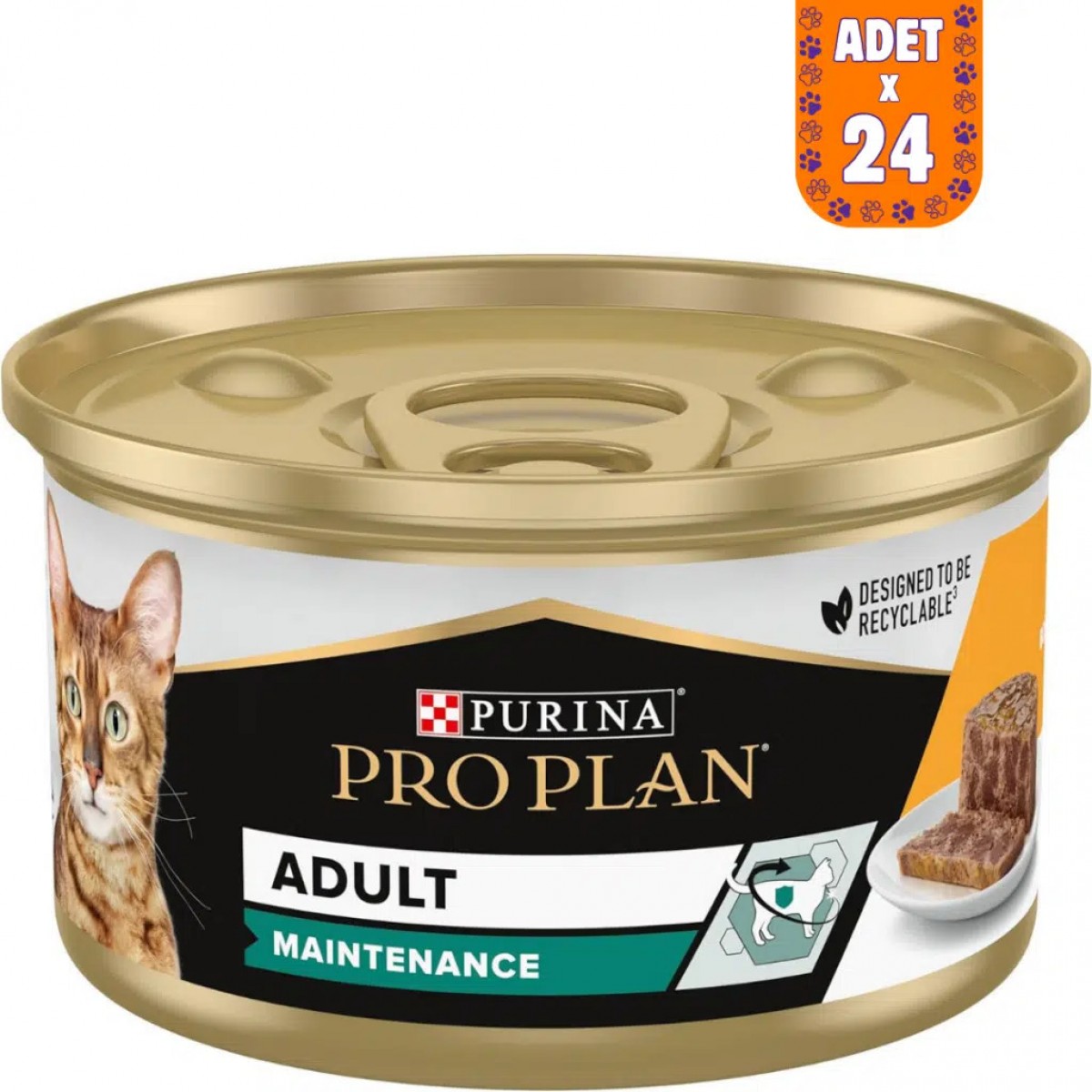 Pro Plan Tavuklu Yetişkin Kedi Konservesi 85 Gr 24 Adet