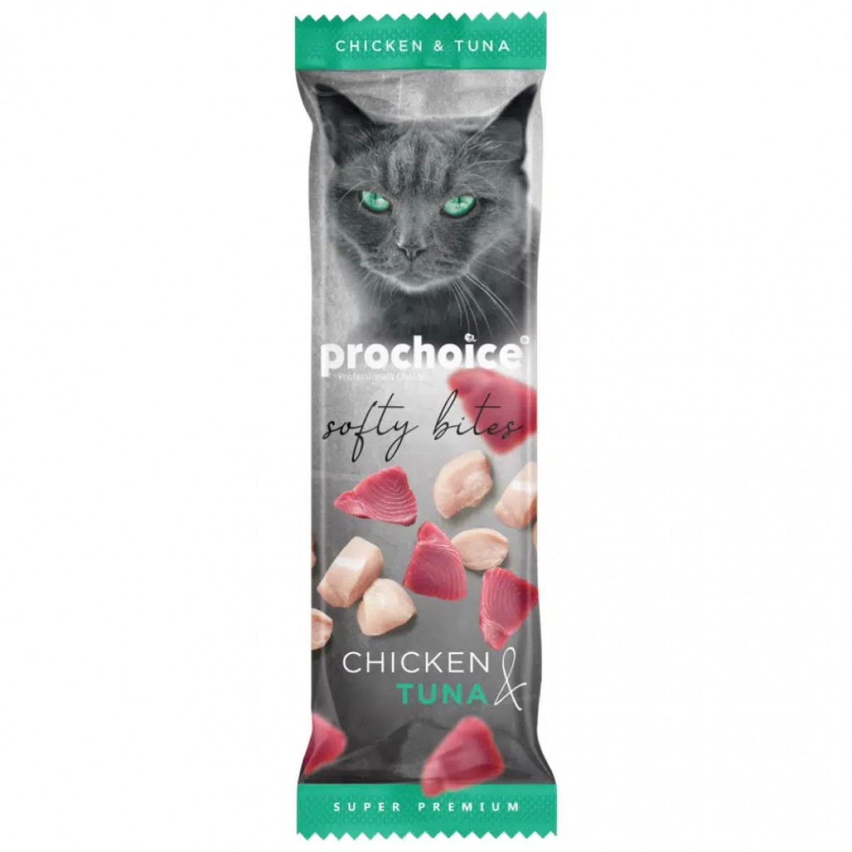 ProChoice Softy Bites Chicken & Tuna Kediler için Yumuşak Atıştırmalık Kedi Ödülü 10 Gr
