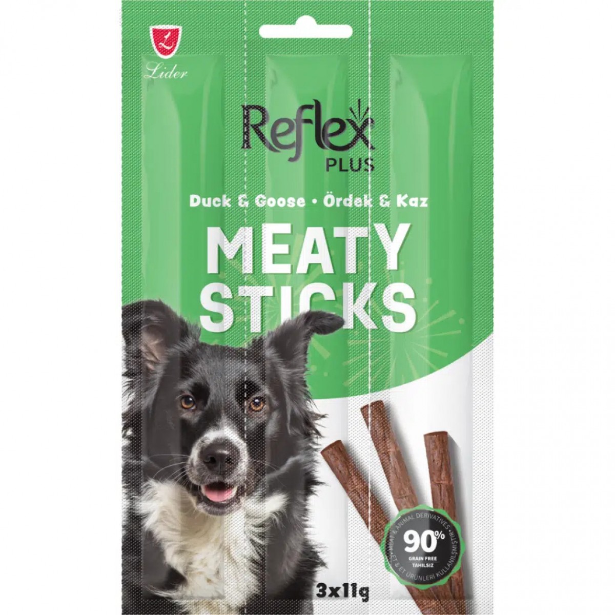 Reflex Plus Meaty Sticks Ördek ve Kaz Etli Köpek Ödül Çubuğu 3x11 Gr
