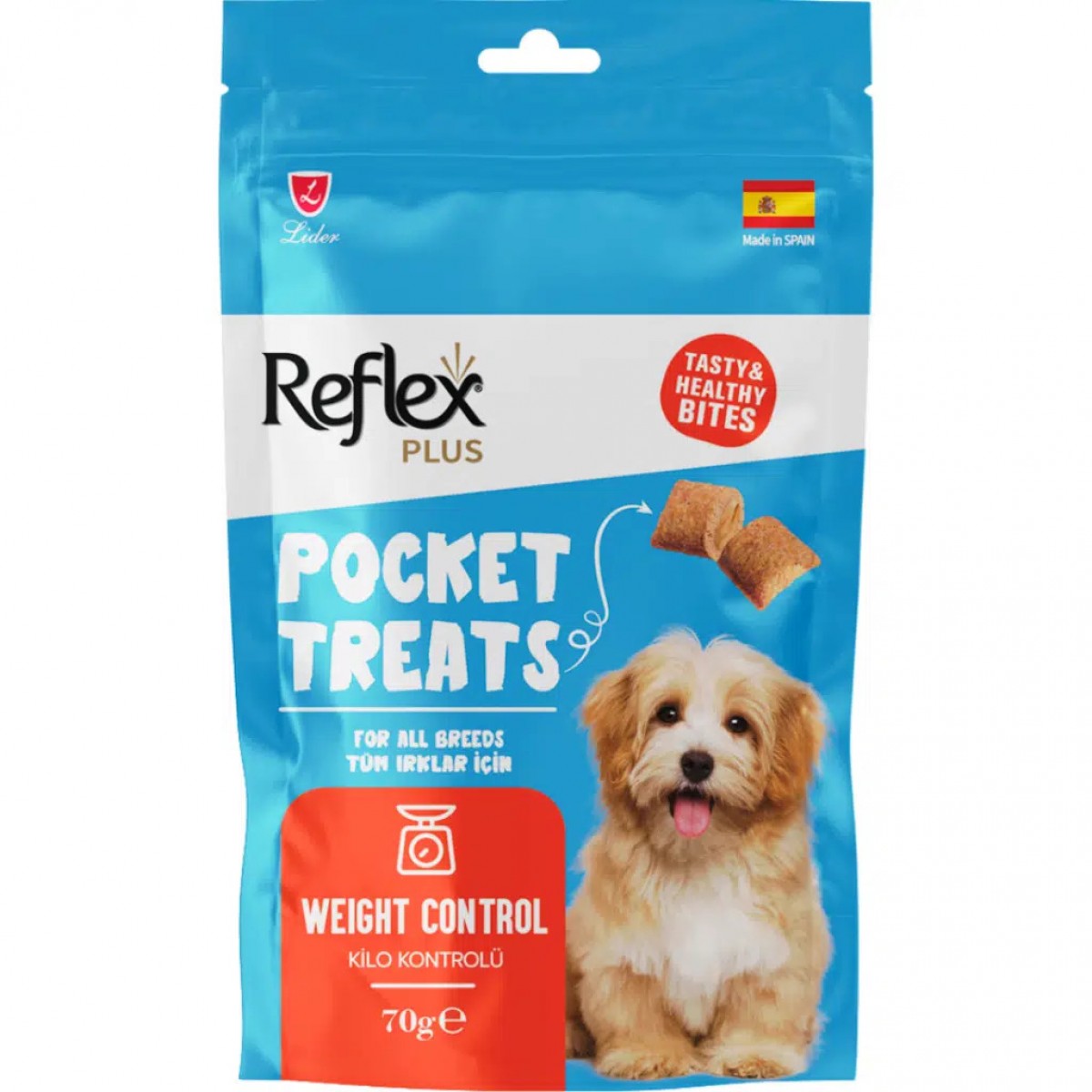 Reflex Plus Pocket Treats Weight Control Kilo Kontrolü İçin Köpek Ödülü 70 Gr
