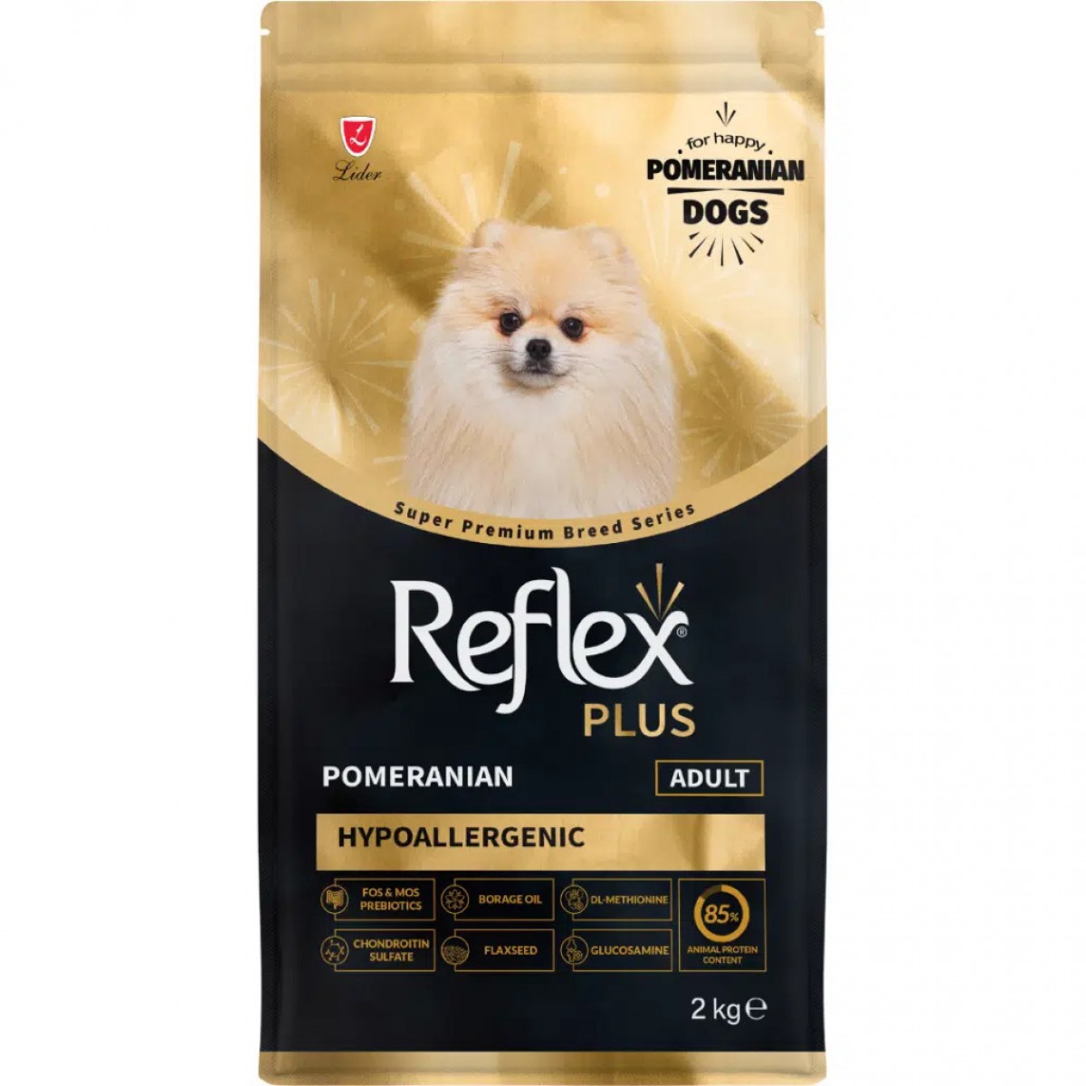 Reflex Plus Pomeranian Adult Yetişkin Köpek Maması 2 Kg
