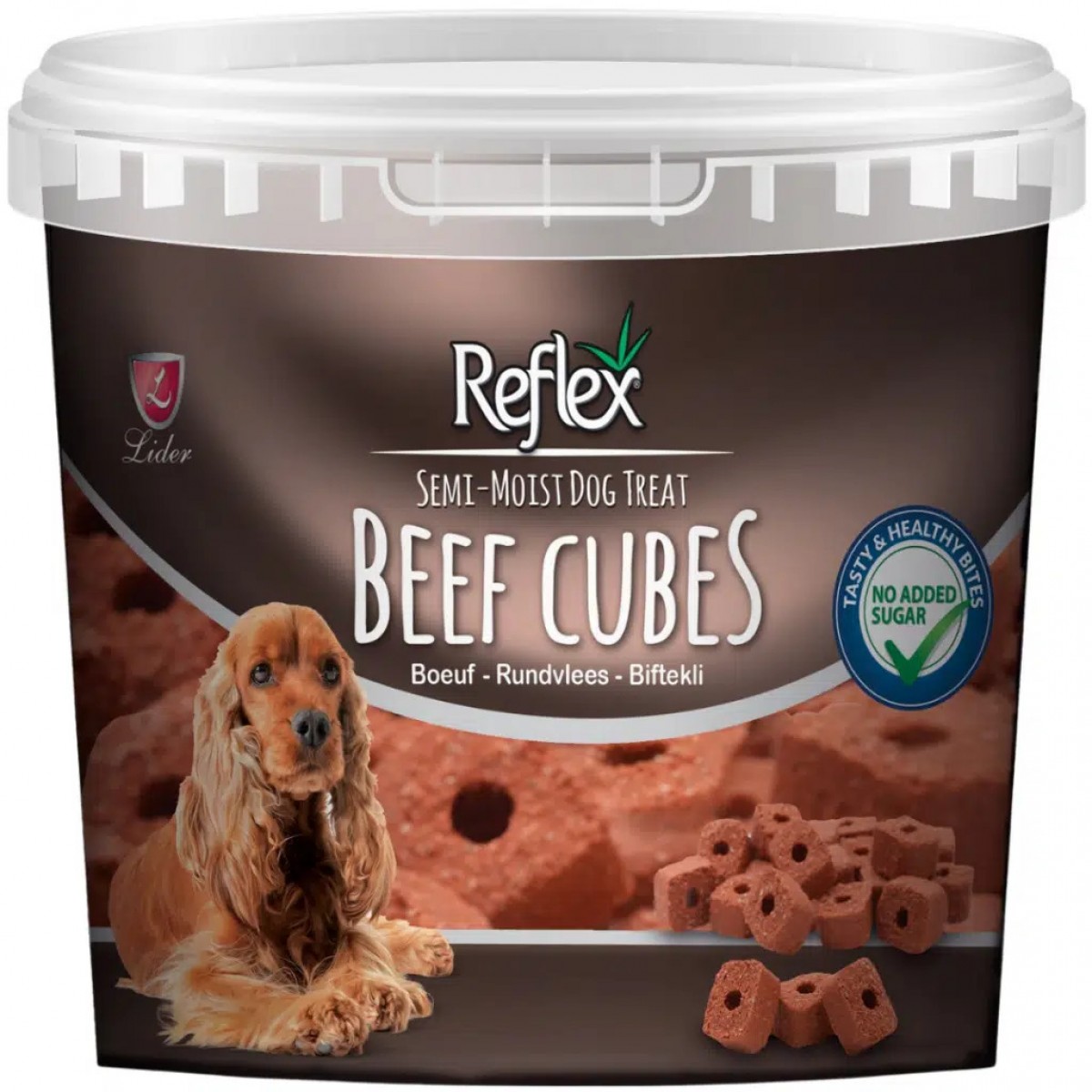 Reflex Semi - Moist Beef Cubes Biftekli Küpler Köpek Ödülü 500 Gr