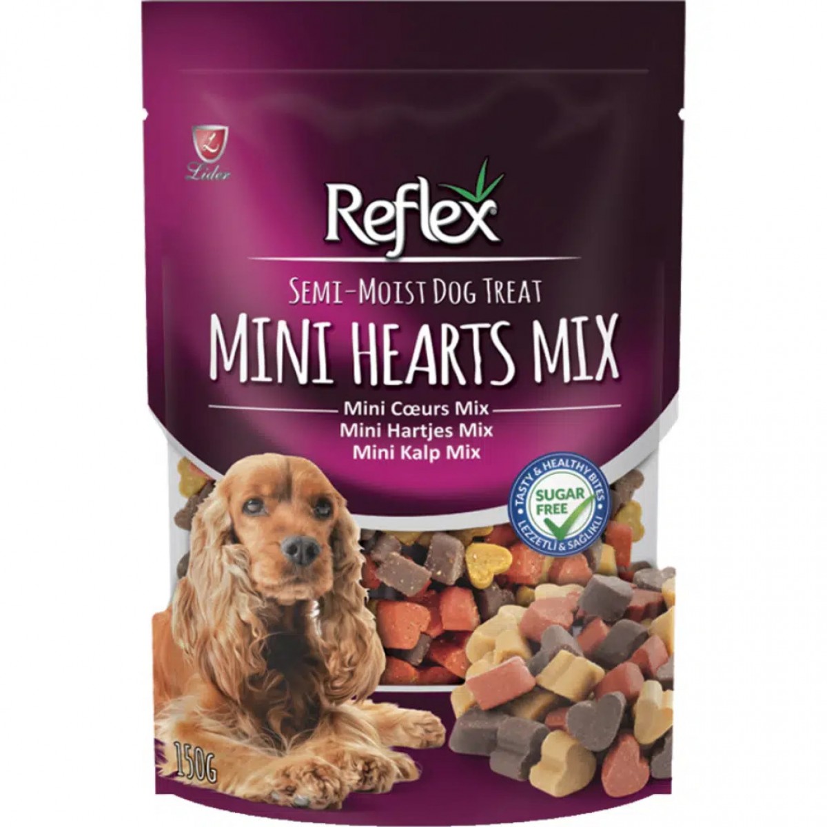 Reflex Semi-Moist Mini Kalp Mix Köpek Ödülü 150 Gr