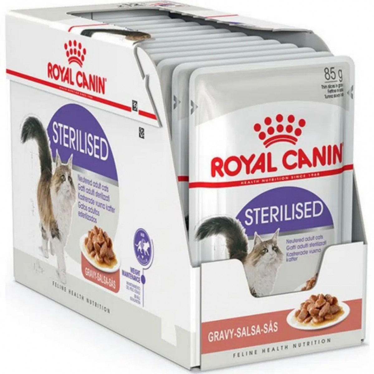 Royal Canin Sterilised Gravy Pouch Kısırlaştırılmış Kedi Yaş Maması 85 Gr 12 Adet