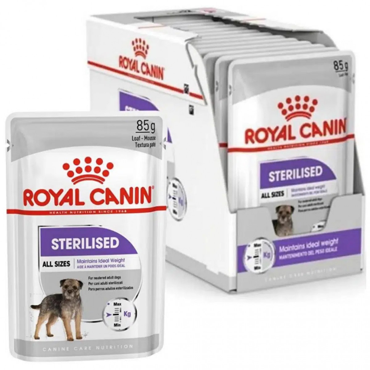 Royal Canin Sterilised Kısırlaştırılmış Köpek Yaş Maması 85 Gr 12 Adet