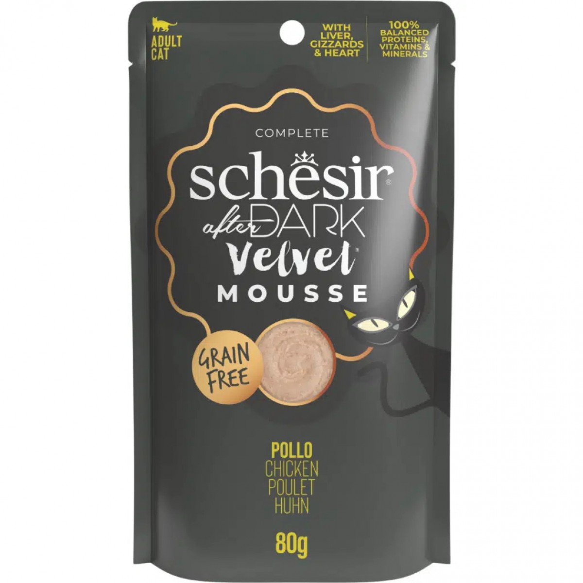 Schesir After Dark Tavuklu Mus Pouch Kedi Yaş Maması 80 Gr