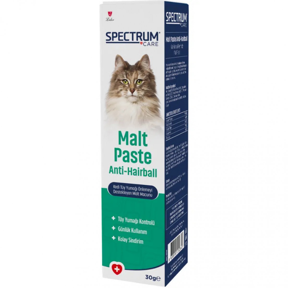 Spectrum Anti-Hairball Kedi Tüy Yumağı Önlemeyi Destekleyen Malt Macun 30 Gr