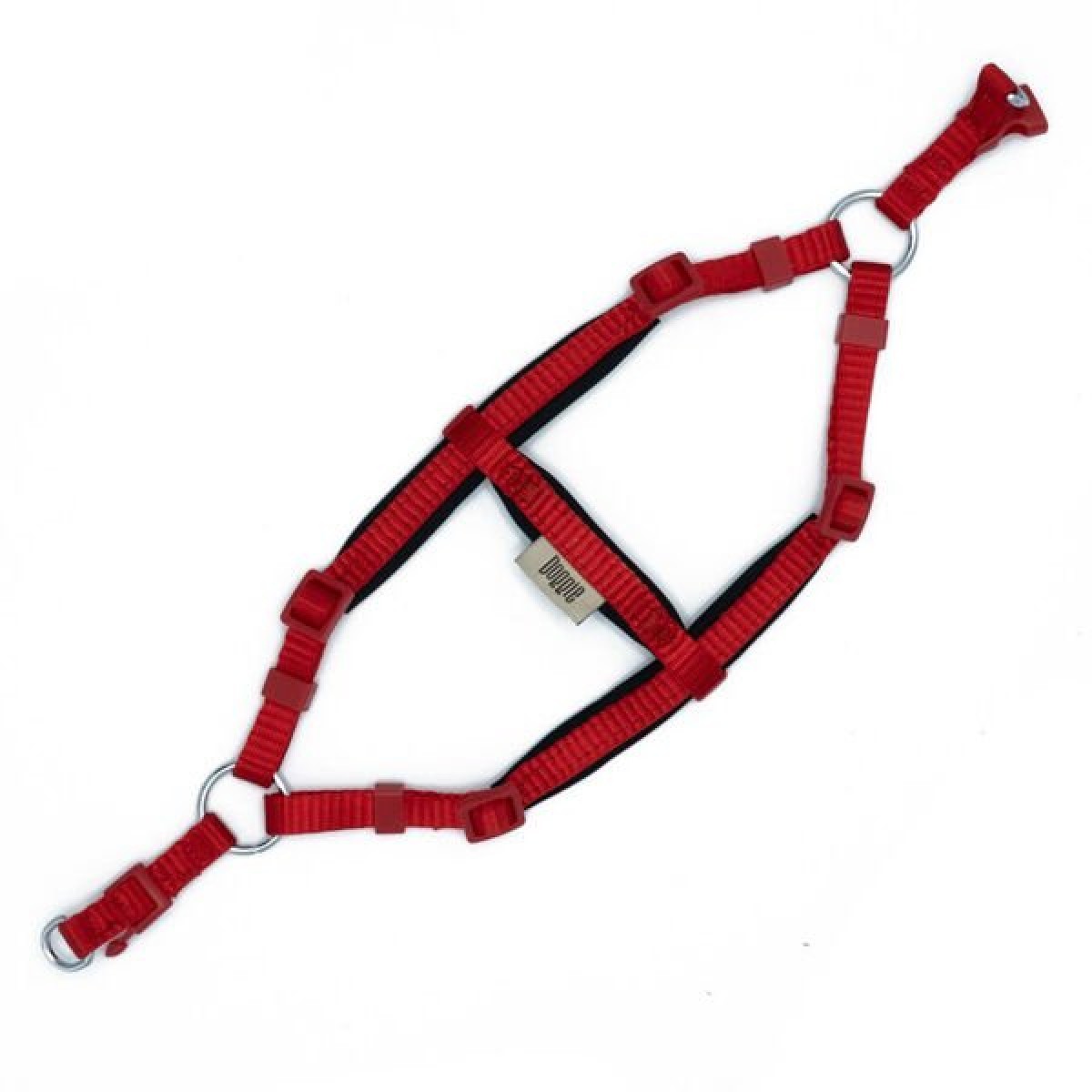 Doggie Comfort Dokuma Ronin Köpek Göğüs Tasması Xxsmall Kırmızı 1x30-35 Cm